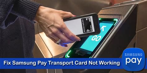 samsung pay transport card